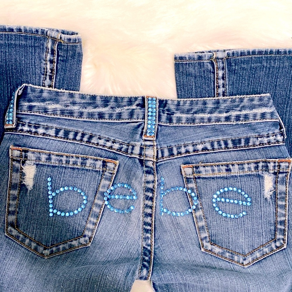 Bebe Denim Jean Like New Excellent Condition